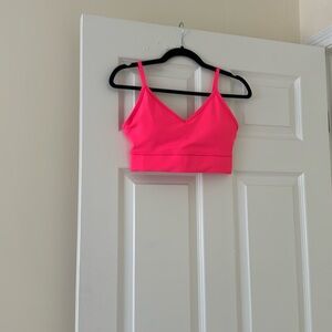 Refine Fall Crop Adjustable Strap Sports Bra - M - Hot Pink - BNWT